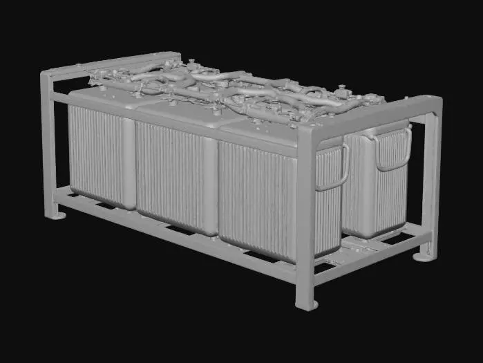 3D model for Industrial Battery Box