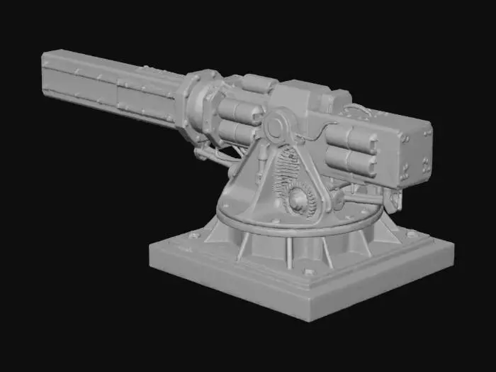 3D model for Railgun Turret