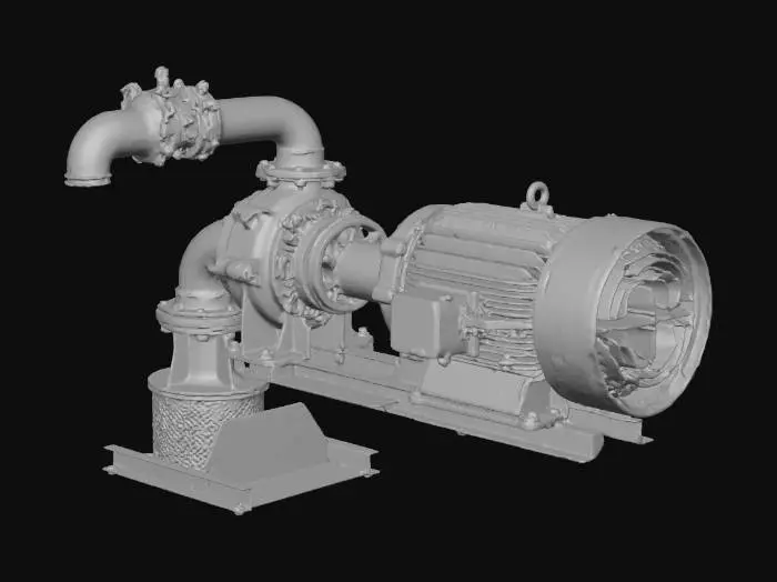 3D model for Industrial Centrifugal Pump