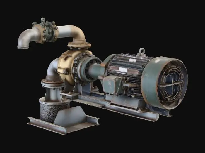 3D model for Industrial Centrifugal Pump