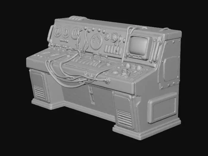 3D model for Retro Control Console