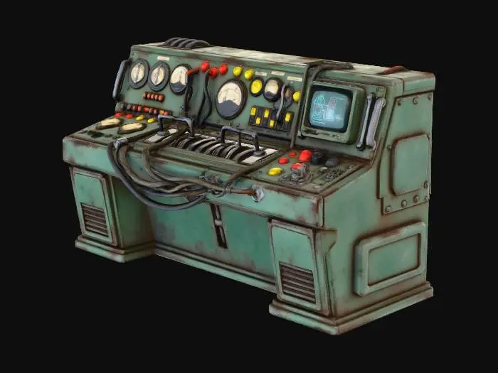 3D model for Retro Control Console