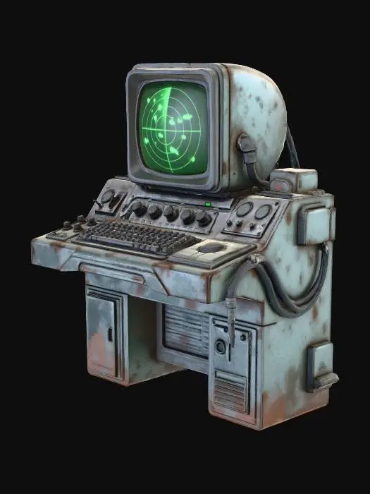 3D model for Radar Console