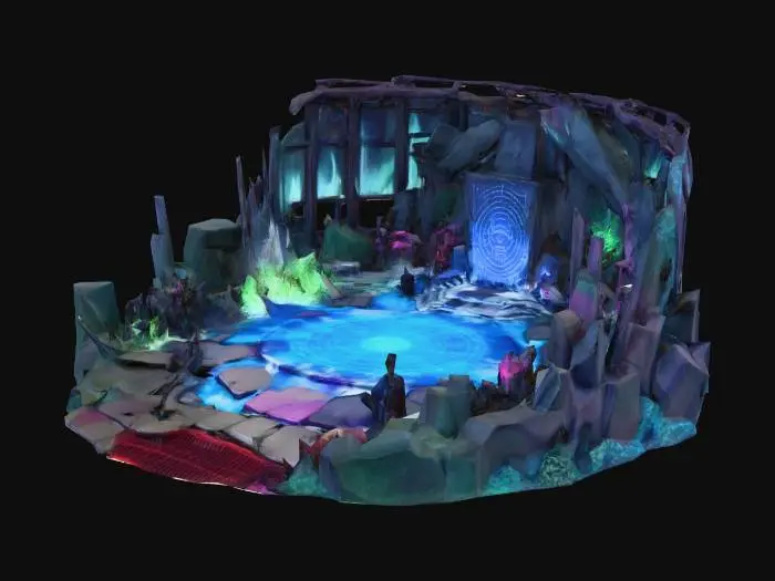 3D model for Enchanted Grotto