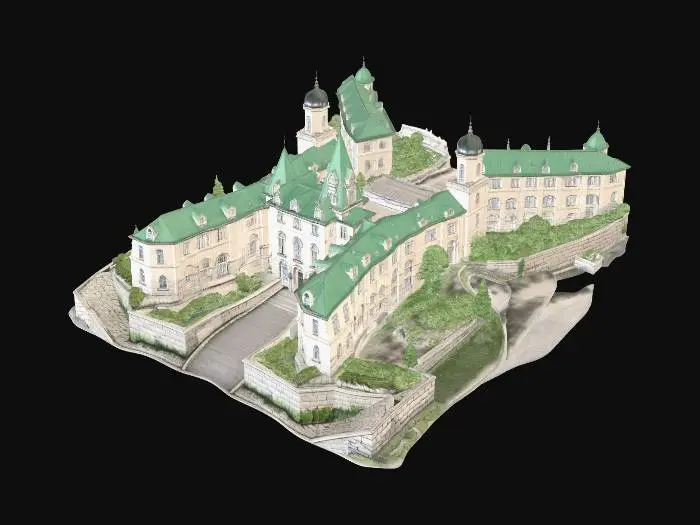 3D model for Hilltop Castle