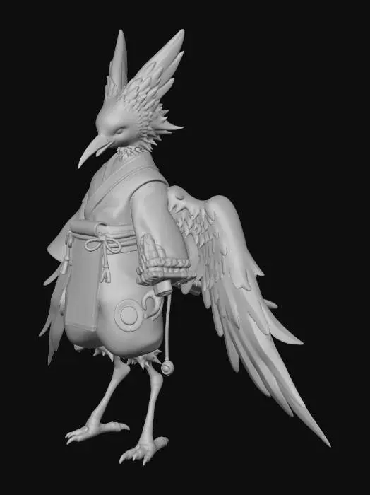 3D model for Raven Shaman Guardian