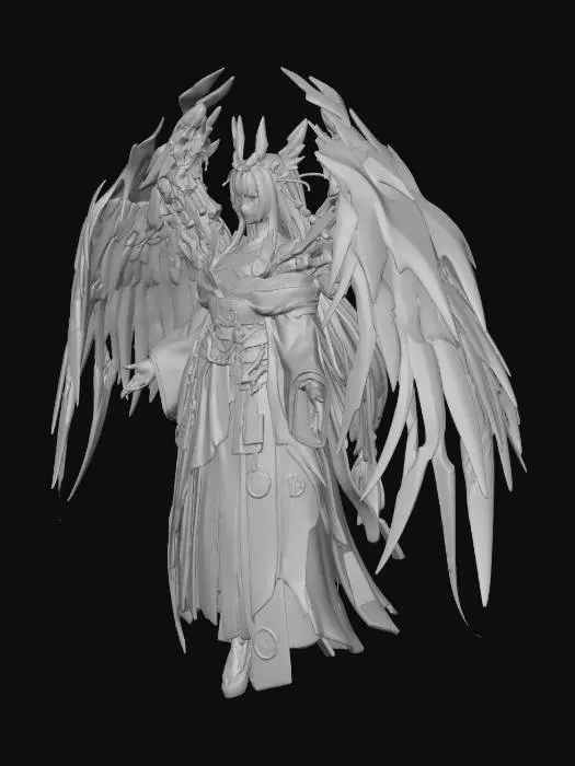 3D model for Samurai Guardian