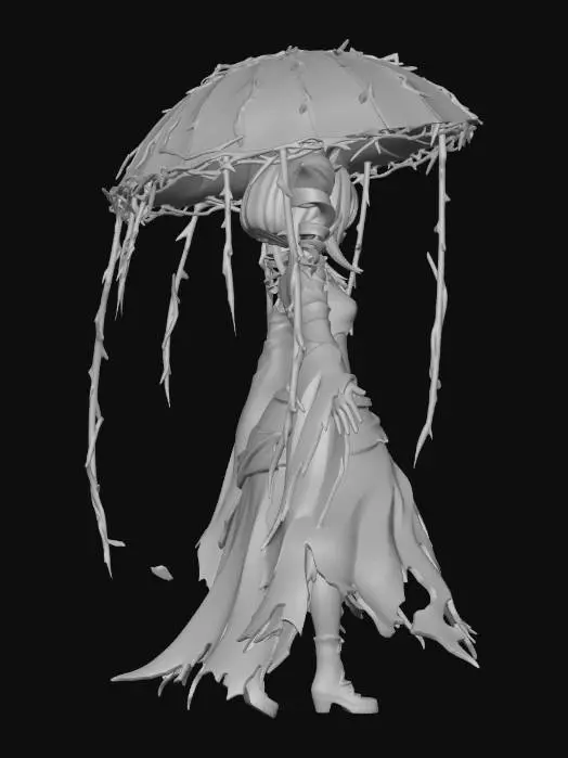 3D model for Crimson Umbrella of Shadows