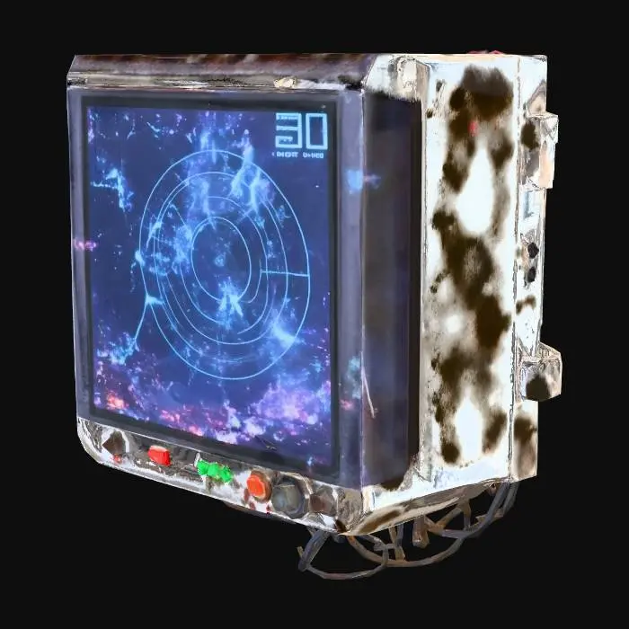 3D model for Retro Cosmic Monitor