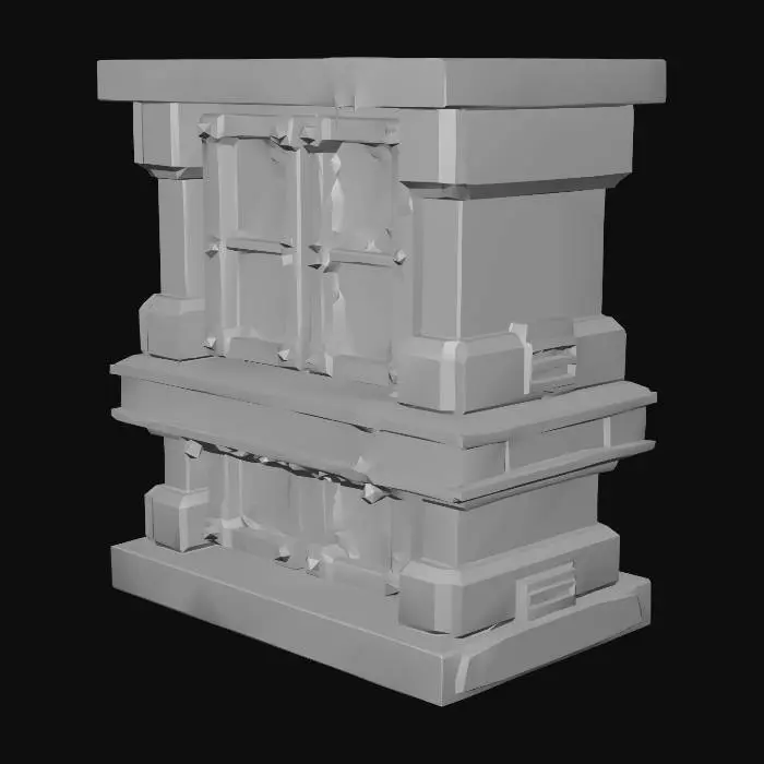 3D model for Ancient Vault Door