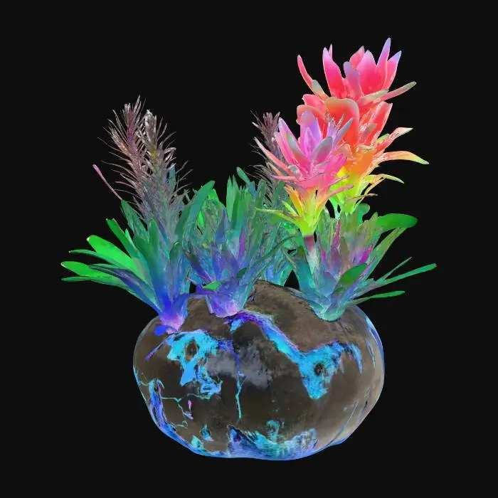 3D model for Neon Flora Fantasia