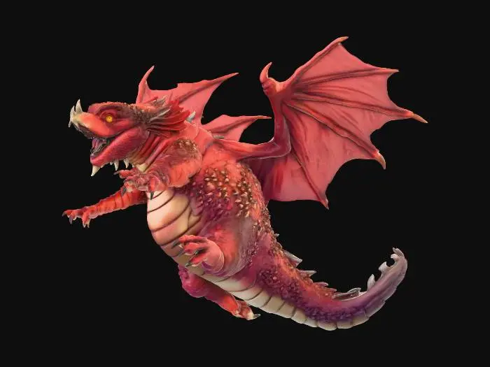 3D model for Fat dragon