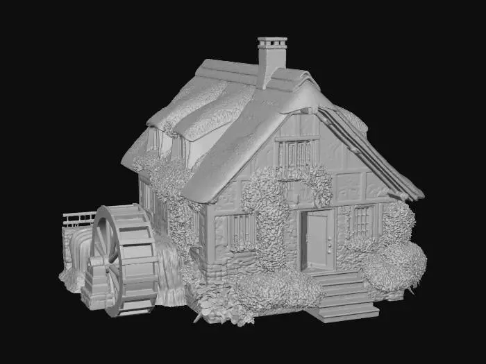 3D model for watermill
