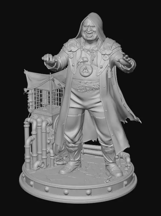 3D model for fat necromancer