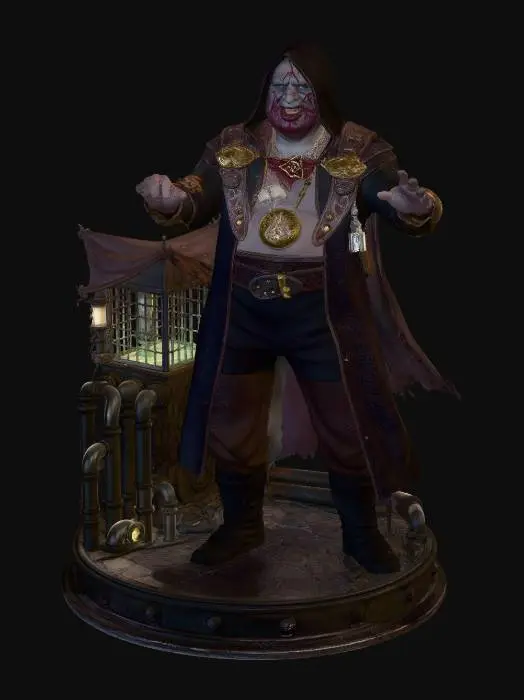 3D model for fat necromancer