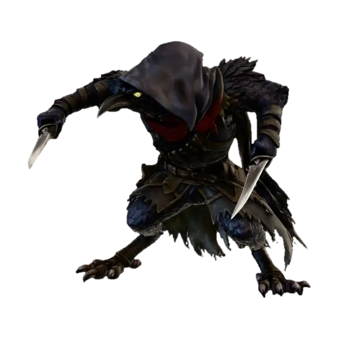 Kenku rogue - Thief 3D model, vytvořený pomocí AI