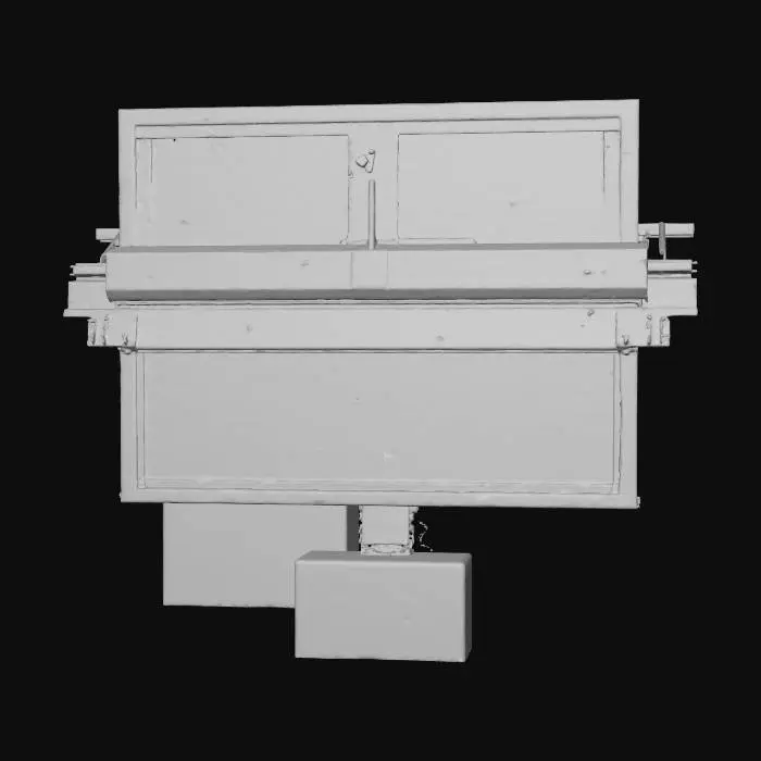 3D model for Solar Panel on a Rainy Day