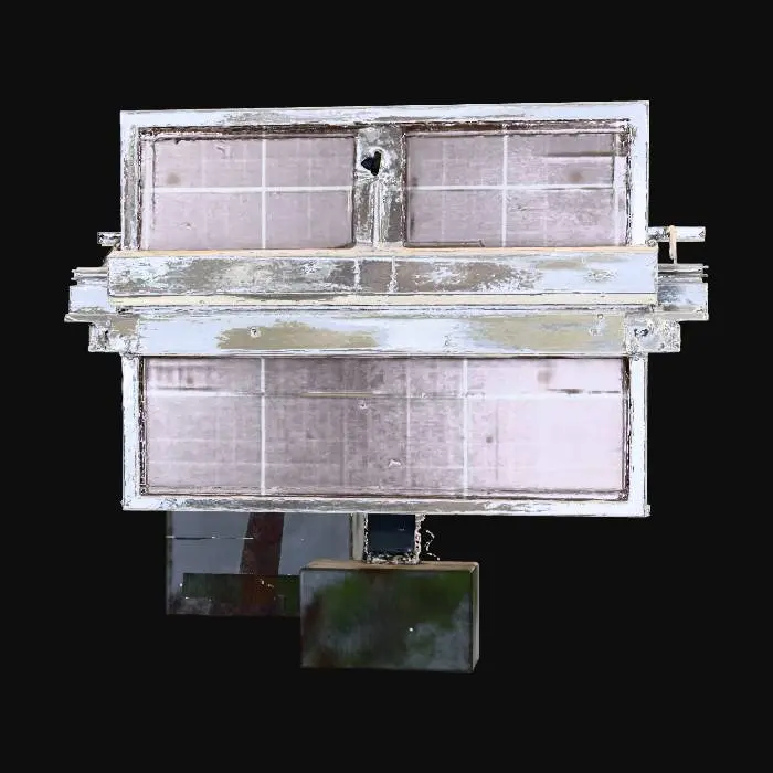 3D model for Solar Panel on a Rainy Day