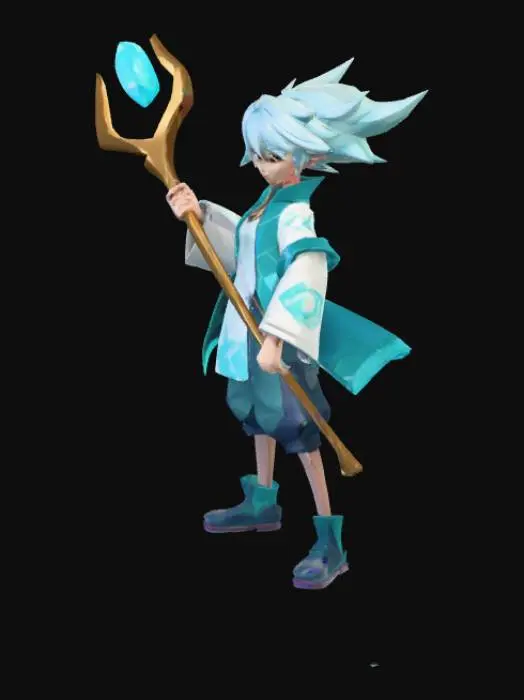 3D model for Mage of the Elements