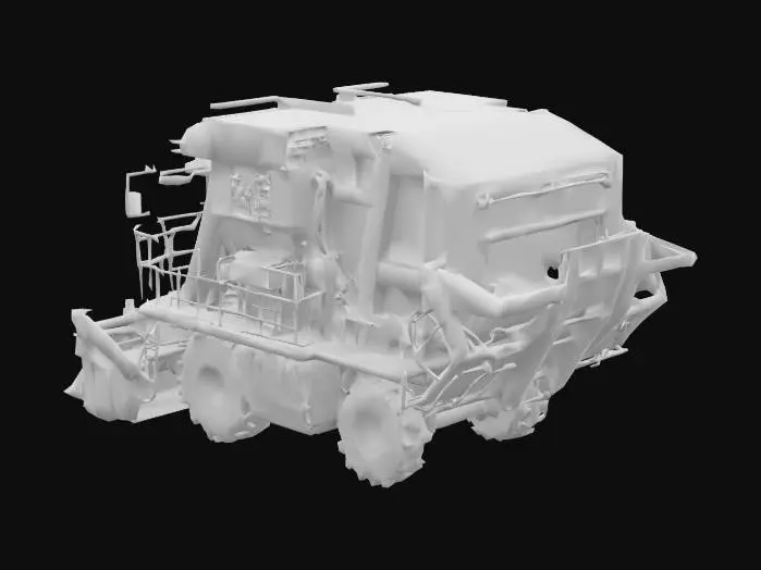 3D model for cotton harvester