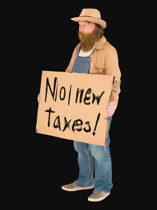 3D model for Protest Against Taxes