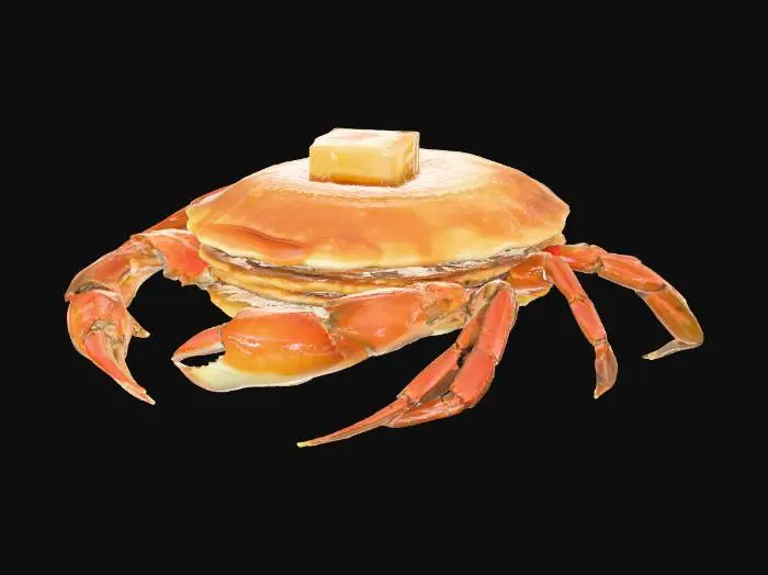 3D model for Crabcake Breakfast