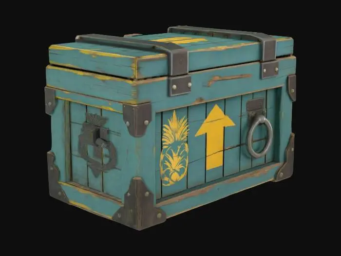 3D model for Pineapple Crate