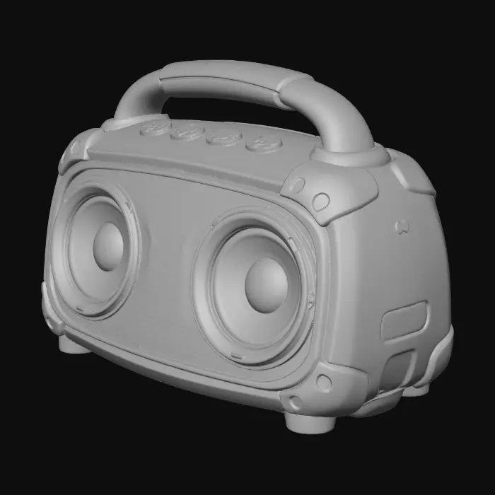 3D model for Enceinte cartoon