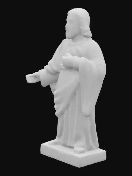3D model for Sacred Heart Statue