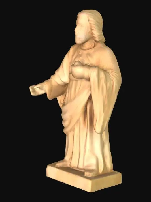 3D model for Sacred Heart Statue