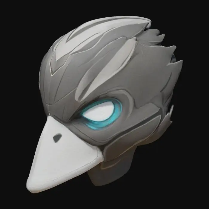 3D model for Cyber Falcon black duck