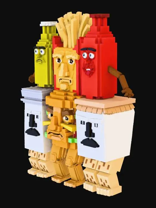 3D model for La Meal Combinasion