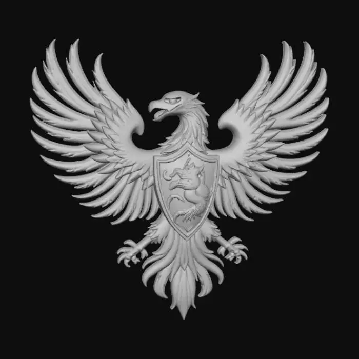 3D model for Family Emblem, Clan Sigil and Guild Badge