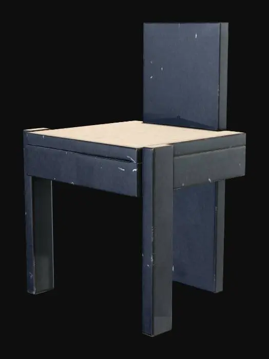 3D model for Black Chair in Kitchen