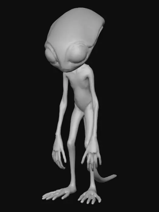 3D model for alien from a undescoverd planet