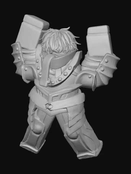3D model for Armored Warrior