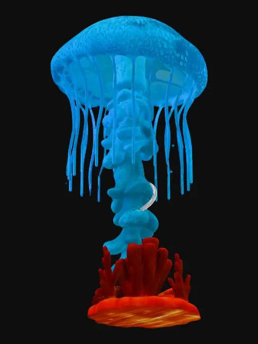 3D model for Jellyfish Glow Lamp