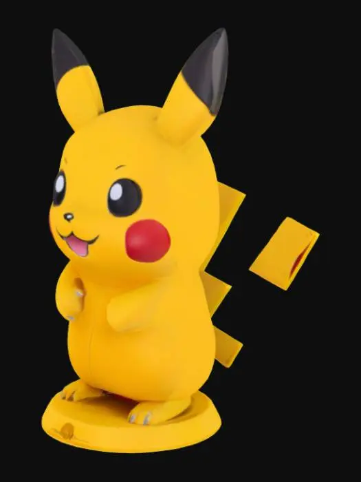 3D model for crie um suporte de celular com temática de pokemon