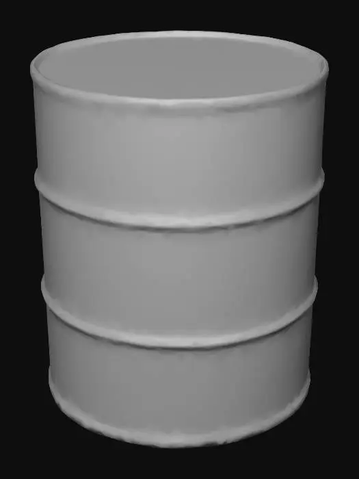 3D model for Blue Barrel