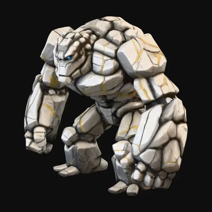 3D model for #villain#,  golem