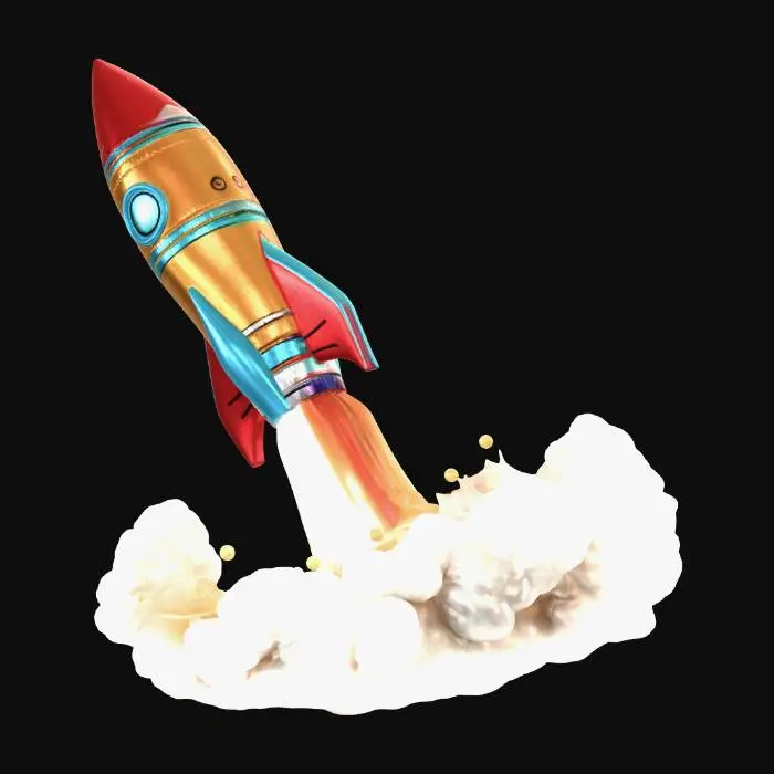 3D model for Blazing Rocket Ascension