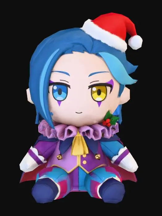 3D model for Roswaal Christmas Plushie