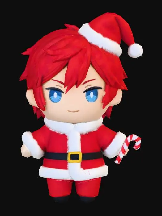 3D model for Reinhard Christmas Plushie