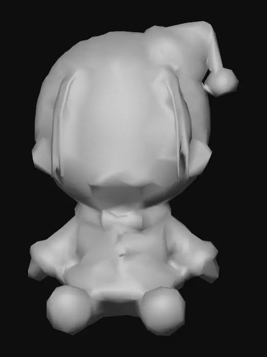 3D model for Wilhelm Christmas Plushie
