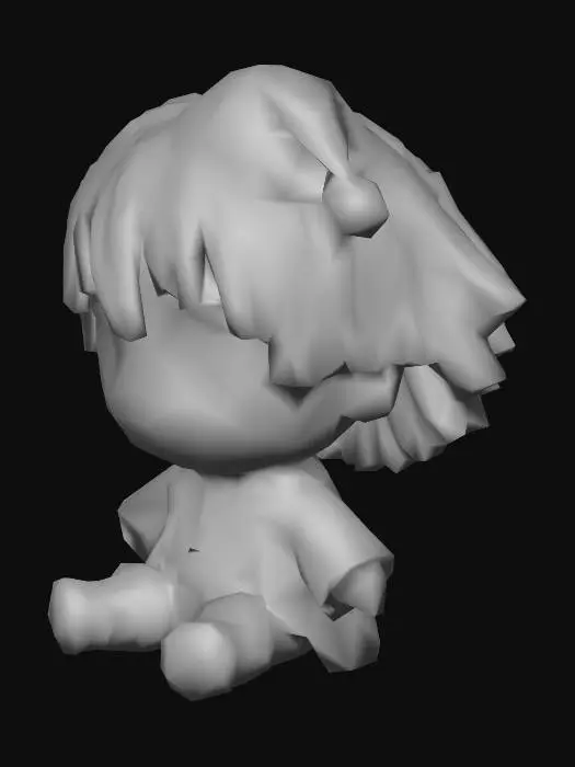 3D model for Zenitsu Christmas Plushie