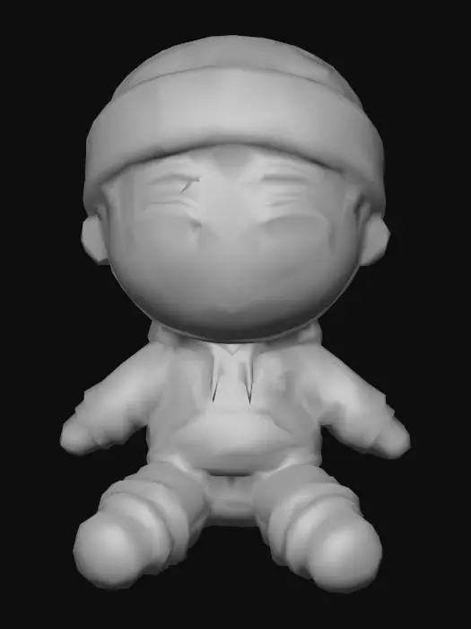 3D model for Daniel Plushie