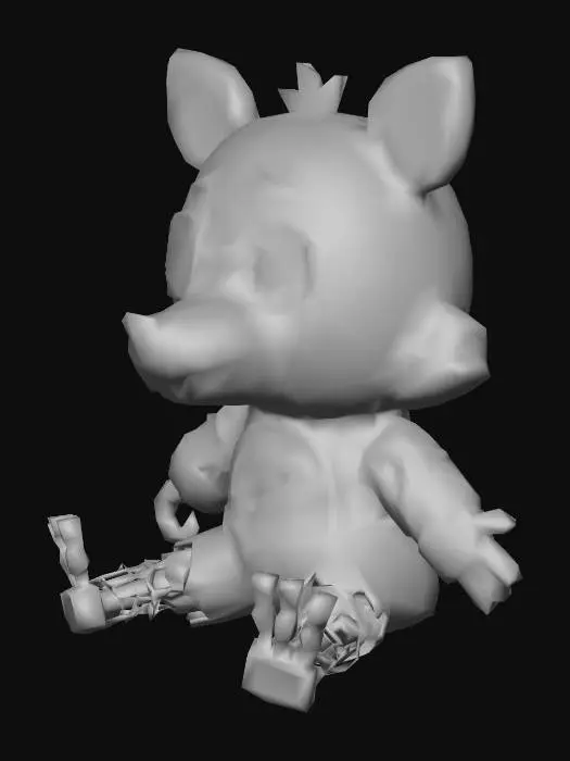 3D model for Foxy the Pirate Fox Plushie
