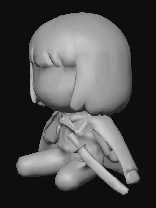 3D model for Ryoshu Plushie