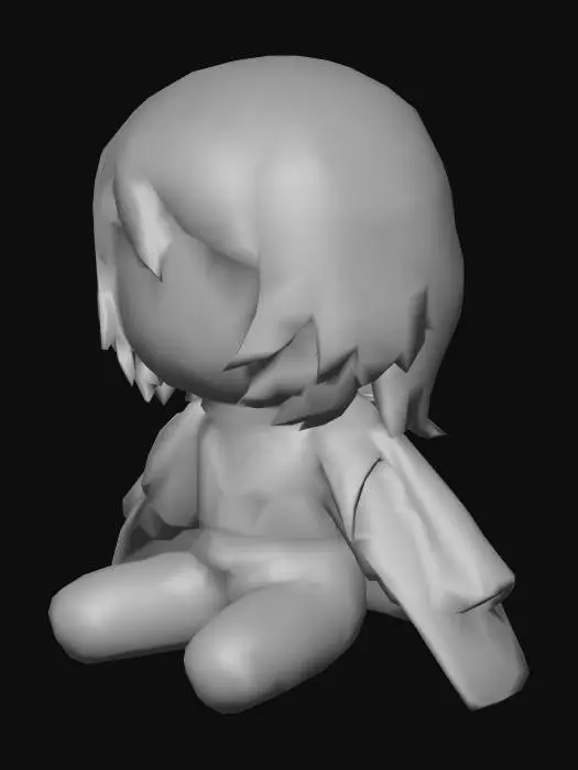 3D model for Faust Plushie