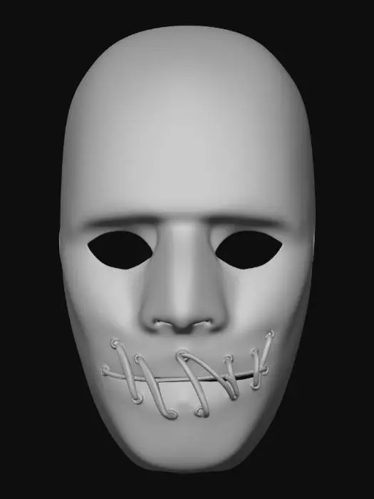 3D model for The official Father mask from the band SKYND